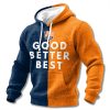 Chicago Bears Good Better Best Waffle Hoodie 1