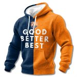 Bears Good Better Best Waffle Hoodie
