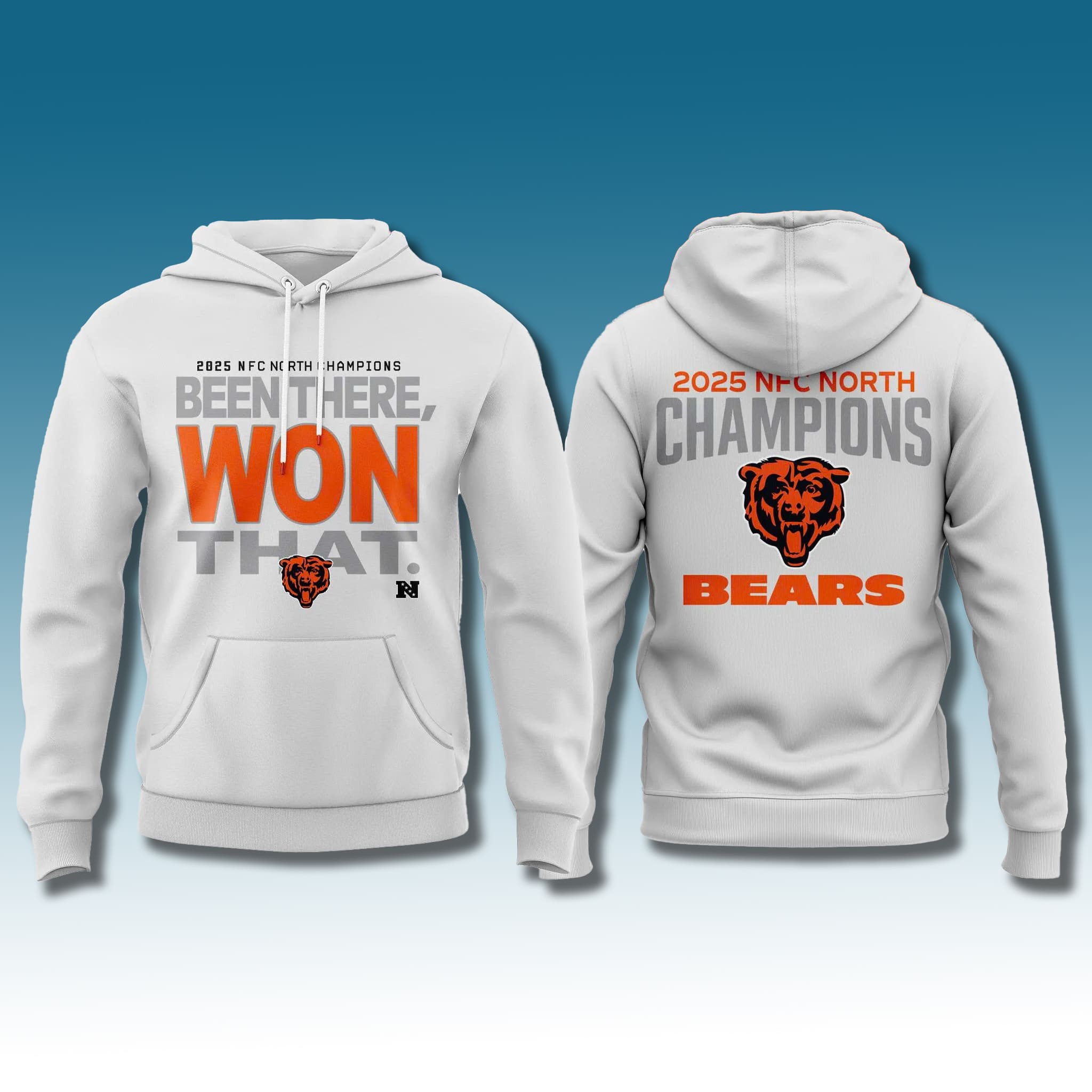 Bears NFC North Champions Been There Won That Hoodie 2025 2 Chicago Bears NFC North Champions Been There Won That Hoodie 2025 1