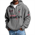 Cincinnati Bearcats EST 1885 Waffle Quarter Zip Hoodie