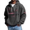 Cincinnati Bearcats EST 1885 Waffle Quarter Zip Hoodie 2