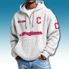 Cleveland Guardians 2025 Waffle Quarter Zip Hoodie 5 Cleveland Guardians 2025 Waffle Quarter Zip Hoodie 3