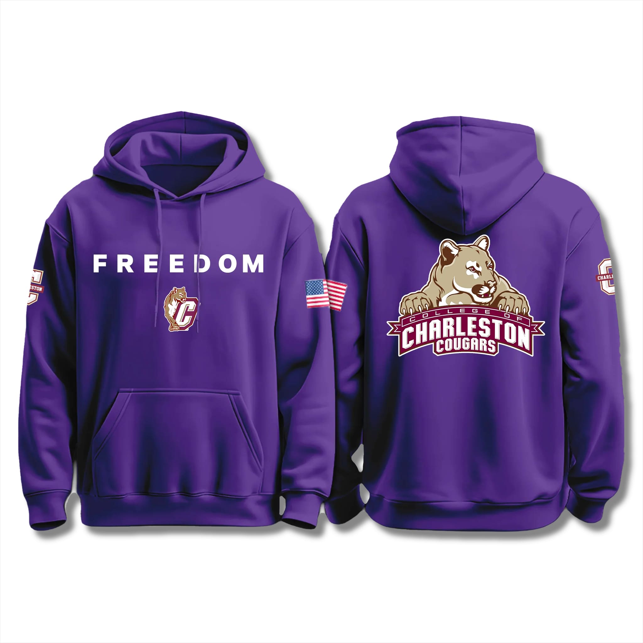 College of Charleston Freedom Hoodie 2025 1 College of Charleston Freedom Hoodie 2025 1