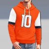 Denver Broncos Bo Nix 10 Waffle Hoodie 2