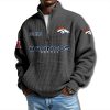 Broncos EST 1959 Waffle Quarter Zip Sweater 5 Denver Broncos EST 1959 Waffle Quarter Zip Sweater 2