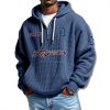 Detroit Tigers 2025 Waffle Quarter Zip Hoodie 4 Detroit Tigers 2025 Waffle Quarter Zip Hoodie 2
