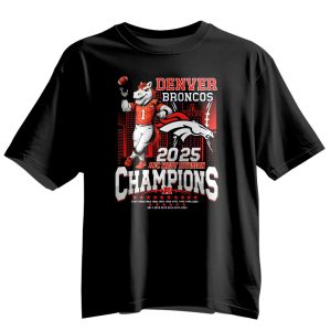 Denver Broncos 2025 AFC West Champions Legacy Shirt 13
