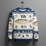 Fish Japanese Fih Christmas Ugly Sweater