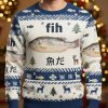 Fish Japanese Fih Christmas Ugly Sweater 3 Fish Japanese Fih Christmas Ugly Sweater 2