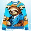 Flash The Sloth Zootopia 2 Ugly Christmas Sweater 5 Flash The Sloth Zootopia 2 Ugly Christmas Sweater 1