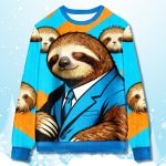 Flash The Sloth Zootopia 2 Ugly Christmas Sweater