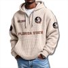 Florida State Seminoles EST 1902 Waffle Quarter Zip Hoodie 2