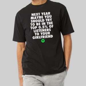 Spotify Top 05 Of Listeners To Your Girlfriend Shirt 12