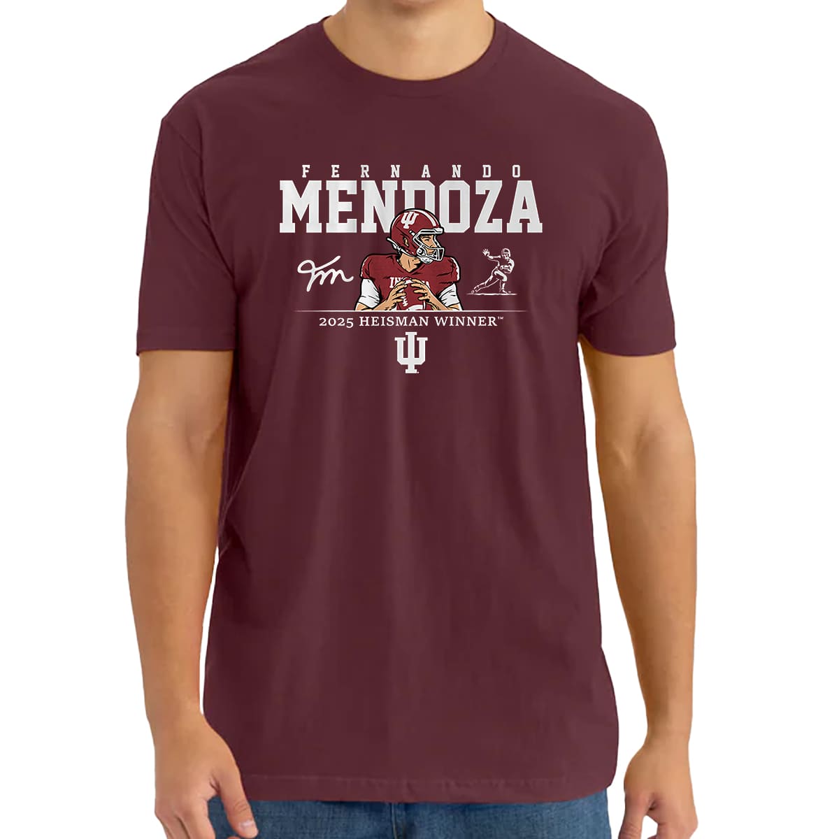 IU Fernando Mendoza Heisman Winner 2025 Shirt 2 IU Fernando Mendoza Heisman Winner 2025 Shirt 2