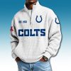 Colts EST 1953 Waffle Quarter Zip Sweater 7 Indianapolis Colts EST 1953 Waffle Quarter Zip Sweater