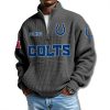 Colts EST 1953 Waffle Quarter Zip Sweater 5 Indianapolis Colts EST 1953 Waffle Quarter Zip Sweater 2
