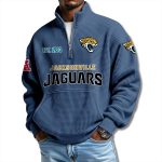 Jaguars EST 1993 Waffle Quarter Zip Sweater