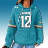 Jaguars Travis Hunter 12 Waffle Hoodie 5 Jacksonville Jaguars Travis Hunter 12 Waffle Hoodie