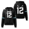 Jaguars Travis Hunter 12 Waffle Hoodie 4 Jacksonville Jaguars Travis Hunter 12 Waffle Hoodie 2