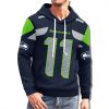 Jaxon Smith Njigba Seahawks 11 Waffle Hoodie 2