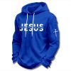 Jesus The Way The Truth The Life Cross Waffle Hoodie 1