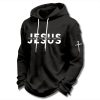 Jesus The Way The Truth The Life Cross Waffle Hoodie 4 Jesus The Way The Truth The Life Cross Waffle Hoodie 2