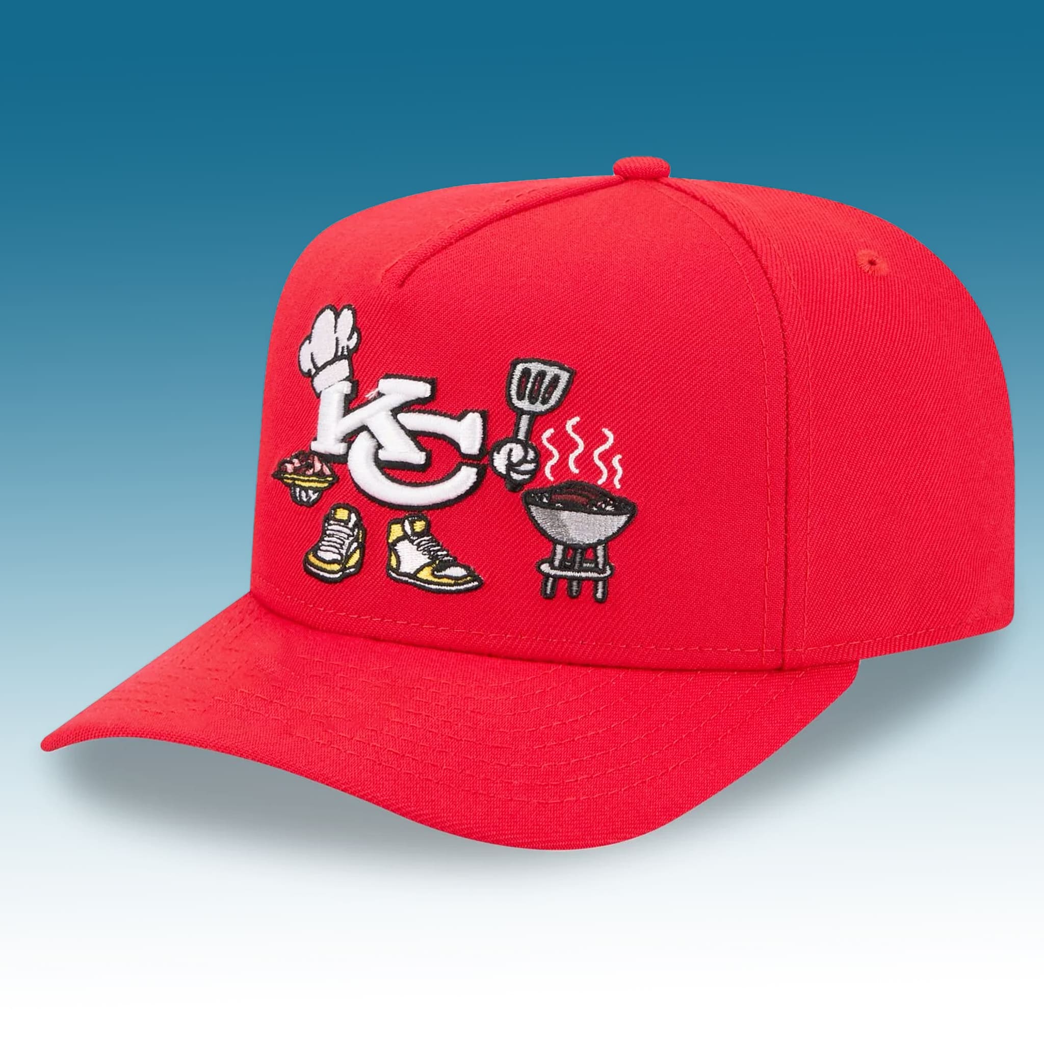 Chiefs Cartoon Hat 2025 2 Kansas City Chiefs Cartoon Hat 2025