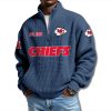 Kansas City Chiefs EST 1959 Waffle Quarter Zip Sweater 1