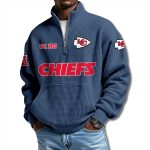 Chiefs EST 1959 Waffle Quarter Zip Sweater