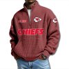 Chiefs EST 1959 Waffle Quarter Zip Sweater 6 Kansas City Chiefs EST 1959 Waffle Quarter Zip Sweater 3