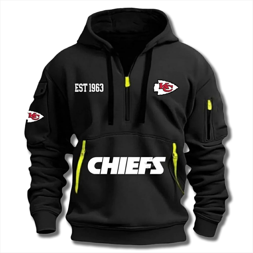 Kansas City Chiefs EST 1963 Quarter Zip Hoodie