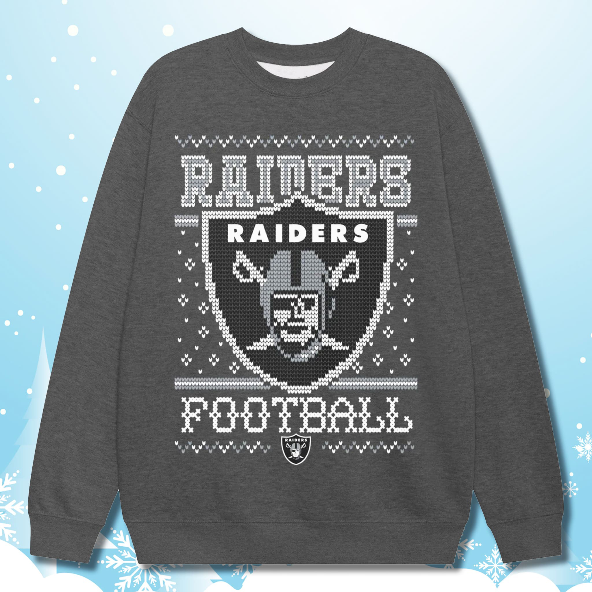 Las Vegas Raiders 2025 Christmas Sweatshirt Vintage 1 Las Vegas Raiders 2025 Christmas Sweatshirt Vintage 1