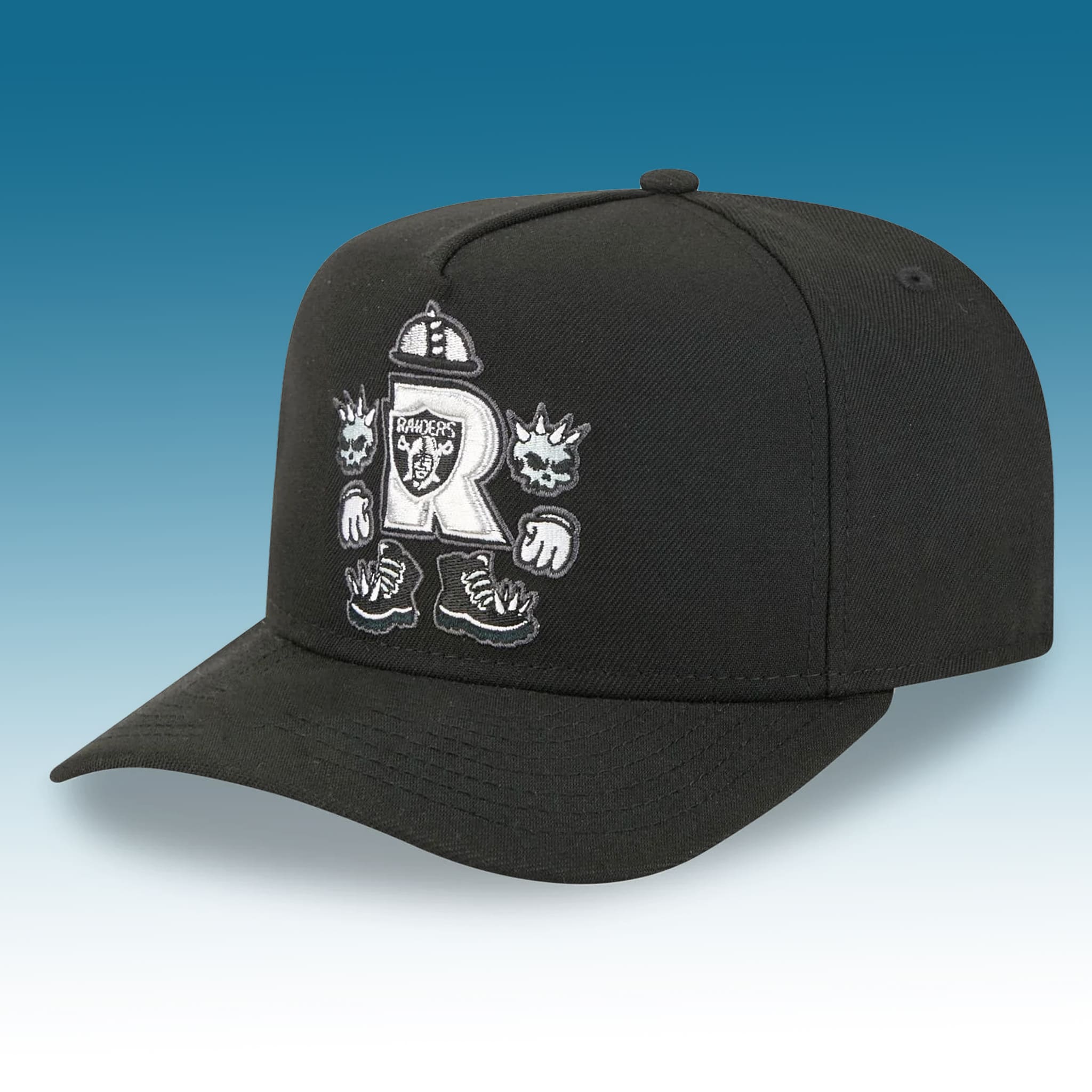 Raiders Cartoon Hat 2025 2 Las Vegas Raiders Cartoon Hat 2025