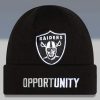 Las Vegas Raiders Opportunity Beanie Hat 3