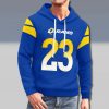 Rams Kyren Williams 23 Waffle Hoodie 6 Los Angele Rams Kyren Williams 23 Waffle Hoodie 1