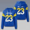 Rams Kyren Williams 23 Waffle Hoodie 5 Los Angele Rams Kyren Williams 23 Waffle Hoodie