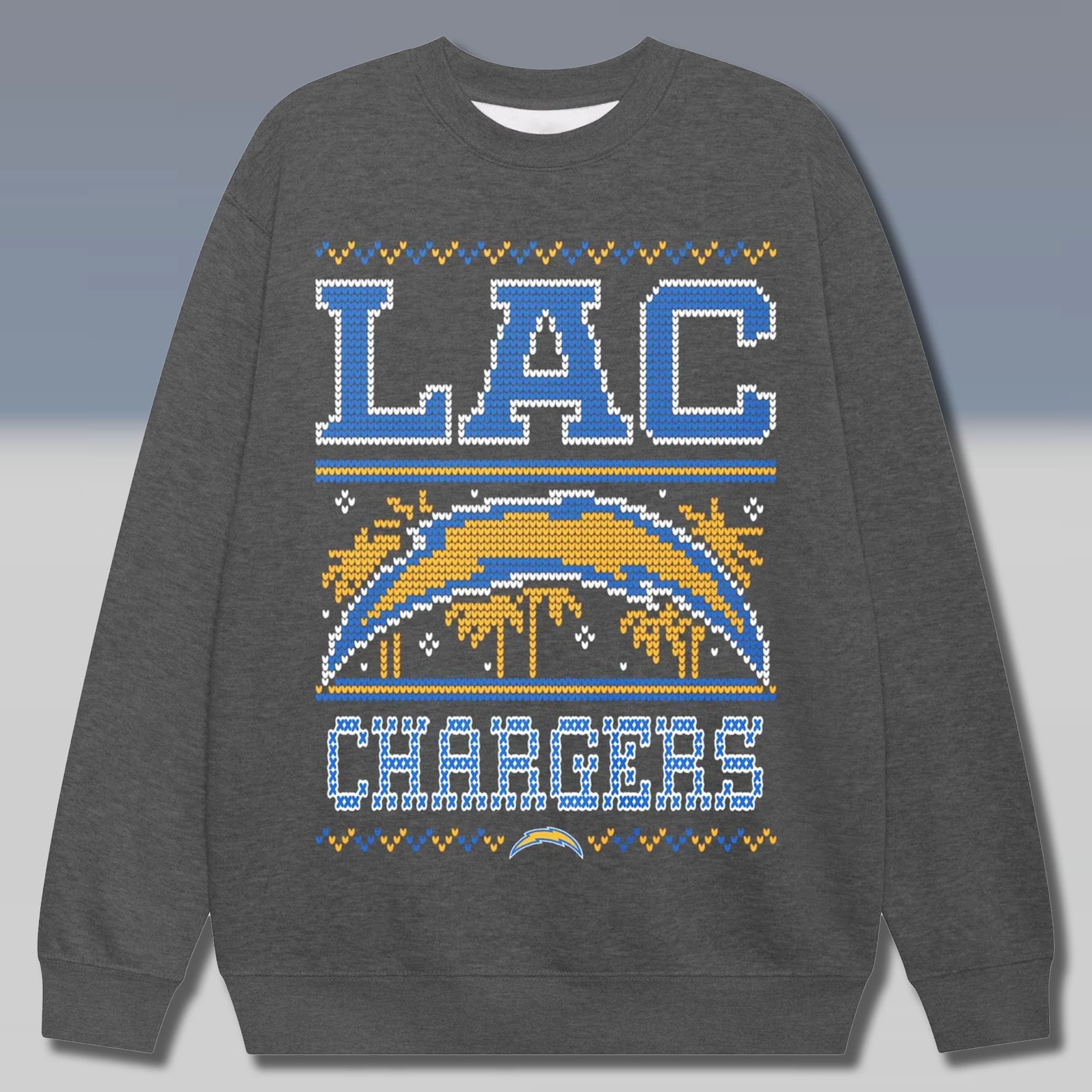 Chargers 2025 Christmas Sweatshirt Vintage 2 Los Angeles Chargers 2025 Christmas Sweatshirt Vintage