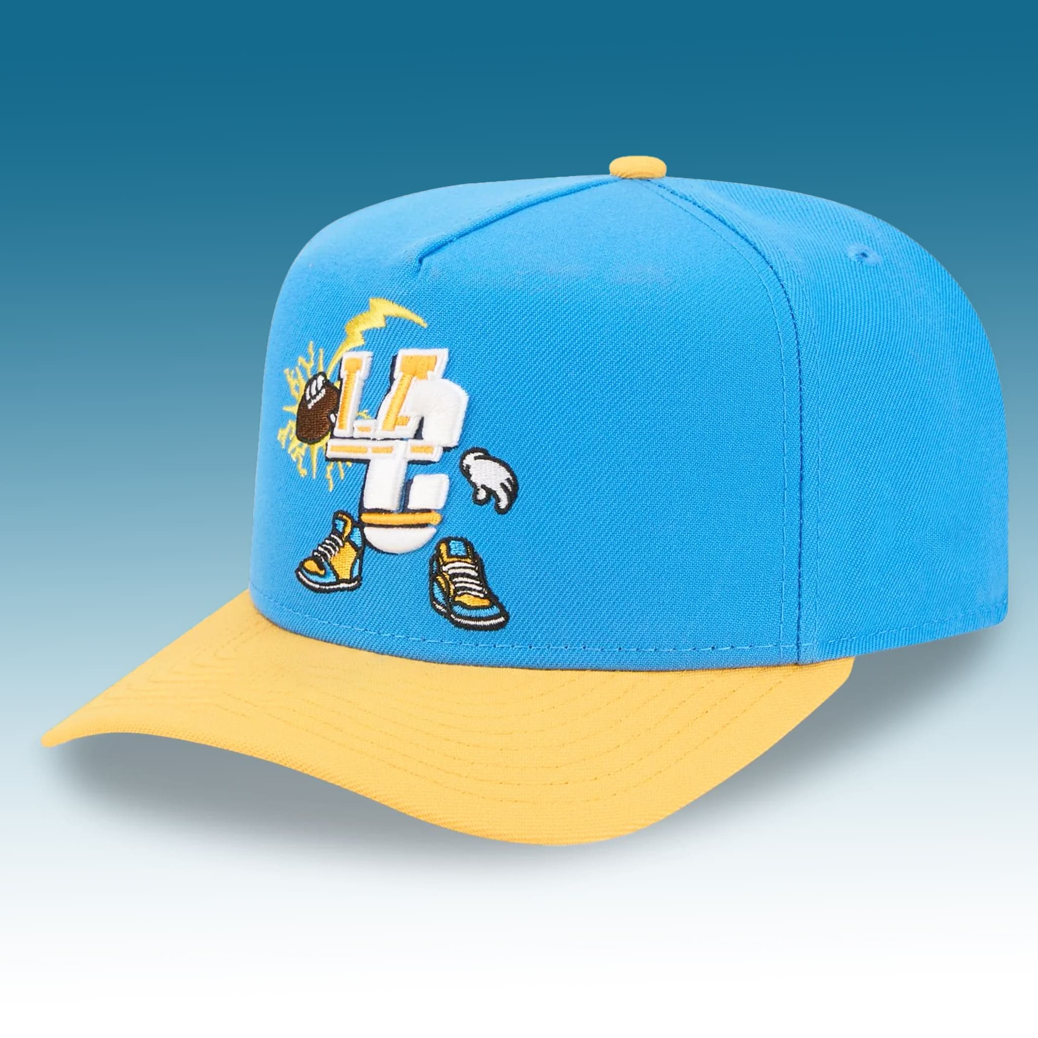 Chargers Cartoon Hat 2025 2 Los Angeles Chargers Cartoon Hat 2025