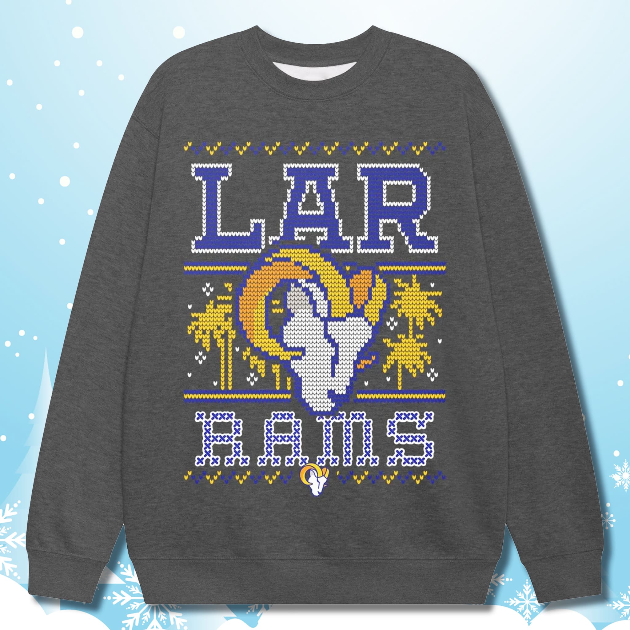 Los Angeles Rams 2025 Christmas Sweatshirt Vintage Los Angeles Rams 2025 Christmas Sweatshirt Vintage