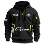 Dolphins EST 1966 Quarter Zip Hoodie
