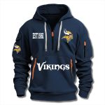 Vikings EST 1961 Quarter Zip Hoodie