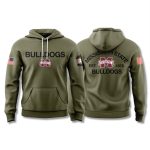 Mississippi State Bulldogs Military Appreciation Hoodie 2025