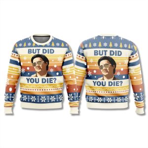 The Hangover But Did You Die Christmas Ugly Sweater 1