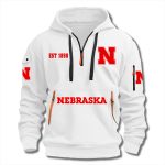 Nebraska Huskers EST 1890 Quarter Zip Hoodie
