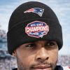 Patriots 2025 AFC East Champions Beanie Hat 3 New England Patriots 2025 AFC East Champions Beanie Hat 2