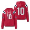 Patriots Drake Maye 10 Waffle Hoodie 7 New England Patriots Drake Maye 10 Waffle Hoodie 2