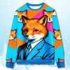Nick Wilde Fox Zootopia 2 Ugly Christmas Sweater 3 Nick Wilde Fox Zootopia 2 Ugly Christmas Sweater