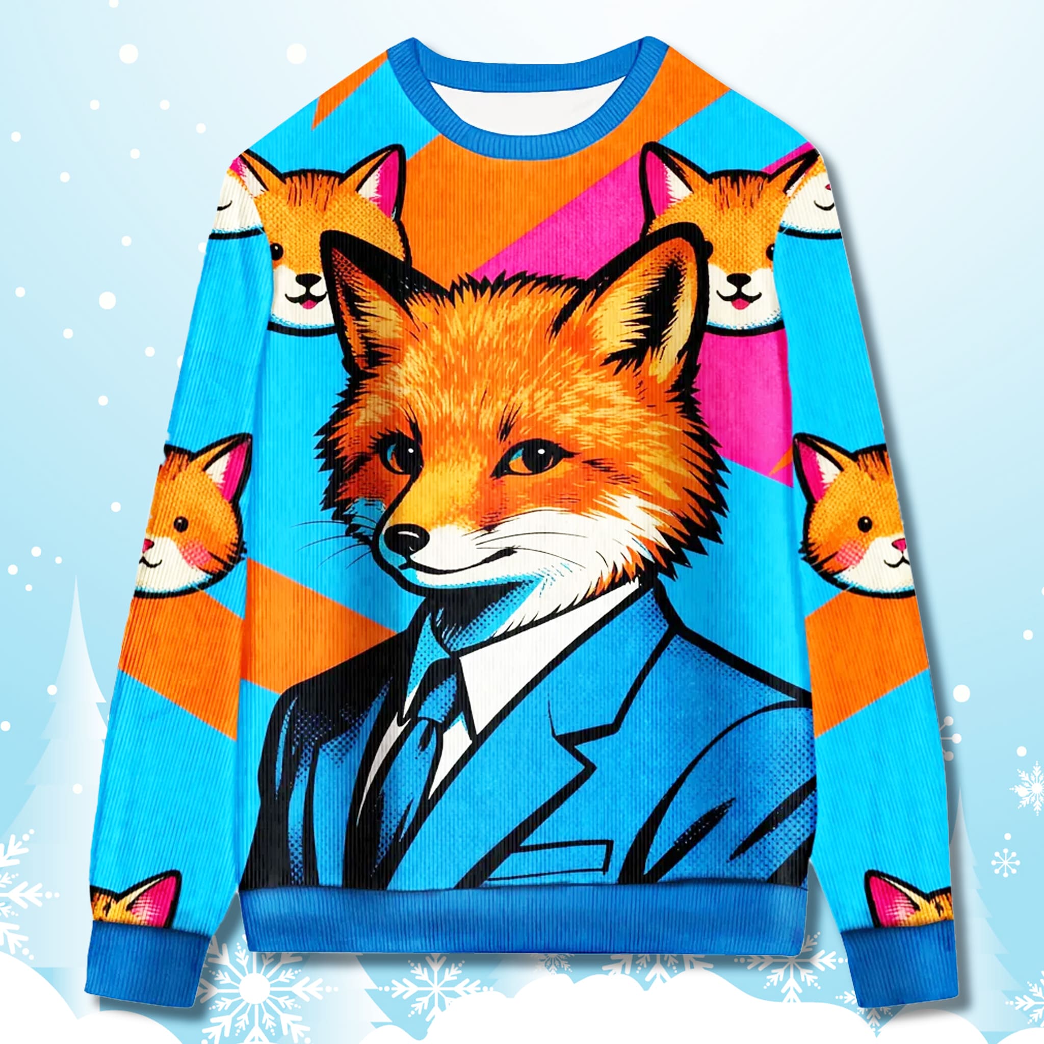 Nick Wilde Fox Zootopia 2 Ugly Christmas Sweater Nick Wilde Fox Zootopia 2 Ugly Christmas Sweater