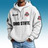 Ohio State Buckeyes Waffle Quarter Zip Hoodie 2025 5 Ohio State Buckeyes Waffle Quarter Zip Hoodie 2025 3