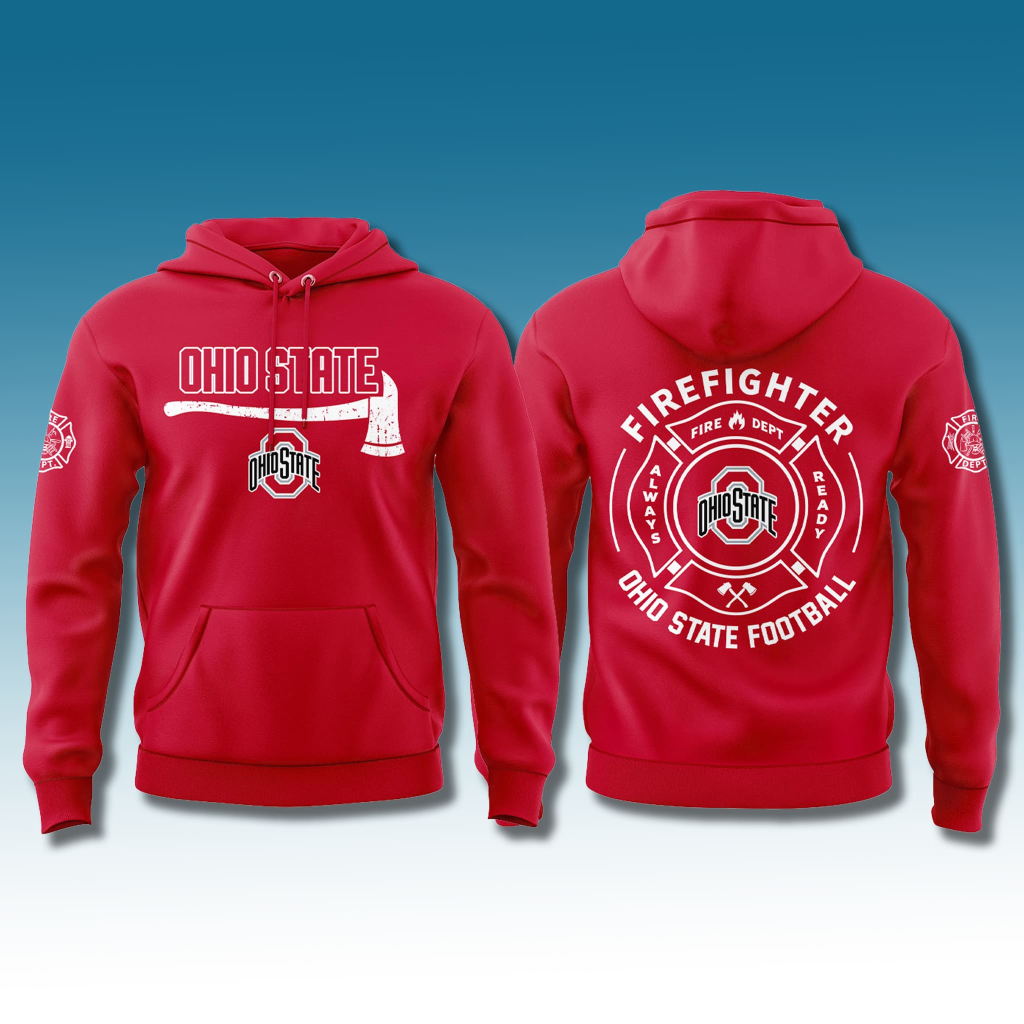 Ohio State Football 2025 Firefighter Appreciation Day Hoodie 1 Ohio State Football 2025 Firefighter Appreciation Day Hoodie 1